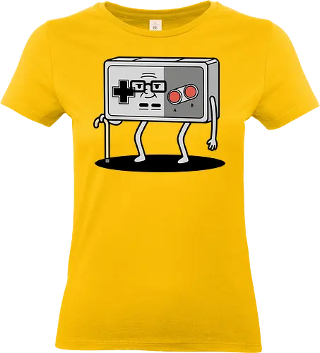 OG Gamer: Classic Controller - NES controller, retro gamer, old school gaming, classic Nintendo, 8-bit, nostalgic, funny gamer, OG gamer, video game humor, t-shirt design, art print, geek humor, vintage console, elderly gamer, D-pad - Standard T-Shirt (Frauen)