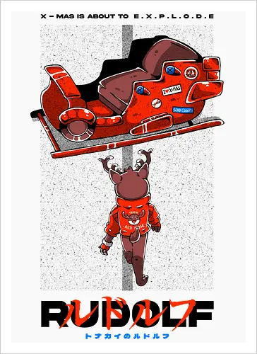 RUDOLF - xmas, merry xmas, akira, anime, japan, japanese, rudolf, reindeer