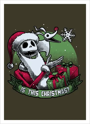 Skeleton Christmas Halloween