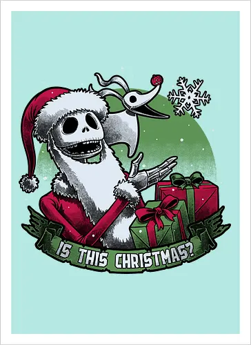 Skeleton Christmas Halloween