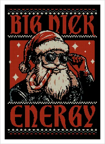 Ugly Sweater Big Santa Claus
