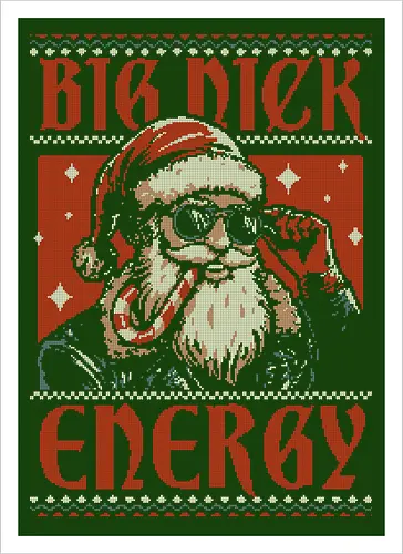 Ugly Sweater Big Santa Claus