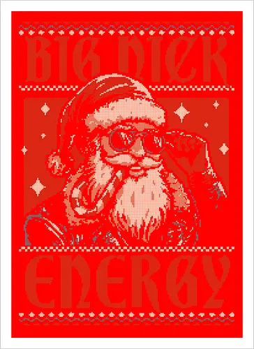 Ugly Sweater Big Santa Claus