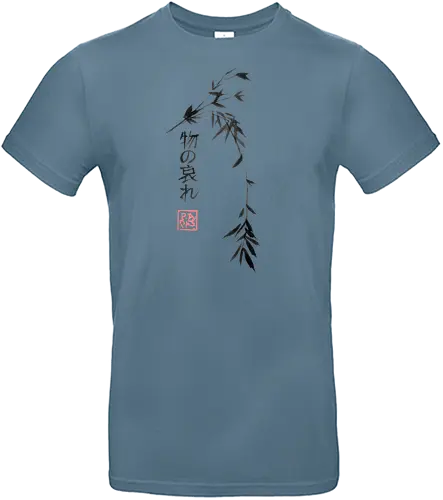 mono no aware - bamboo, sumie, kanji, japan - Standard T-Shirt