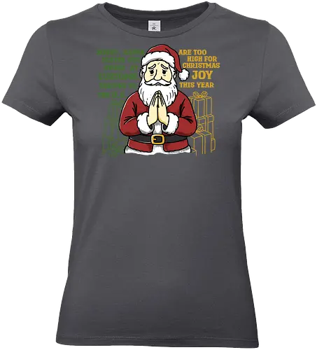 Holiday on Hold - funny christmas, holiday humor, santa parody, christmas satire, retro holiday, tariff joke, customs humor, no gifts, santa stuck, holiday on hold, funny santa, xmas illustration, economic humor, holiday t-shirt, festive parody, funny christmas, holiday humor, santa parody, christmas satire, retro holiday, tariff joke, customs humor, no gifts, santa stuck, holiday on hold, funny santa, xmas illustration, economic humor, holiday t-shirt, festive parody - Standard T-Shirt (Frauen)