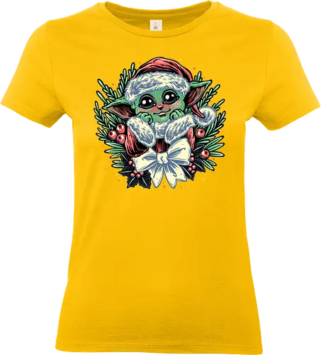 Christmas in the Galaxy - Movie, film, sci-fi, science fiction, galaxy, cute, Christmas, Holidays, Santa Claus, Space Opera - Standard T-Shirt (Frauen)