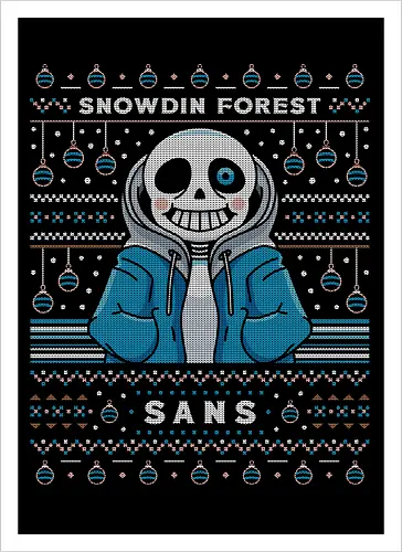 Snowdin Forest Ugly Sweater
