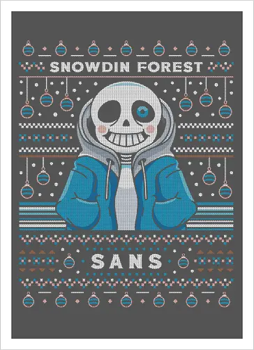 Snowdin Forest Ugly Sweater