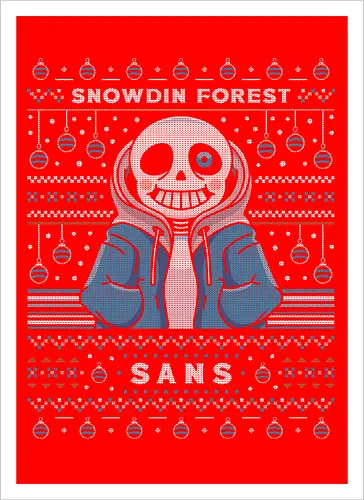 Snowdin Forest Ugly Sweater