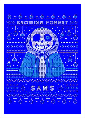 Snowdin Forest Ugly Sweater