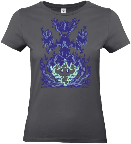 The Ghost Tree Within - Geisterbaum, Gras, Geist, Geistertyp, Baum, tree, phantom, trev, enant, ghost tree, grass, ghost, ghost type, game, video game, techranova, halloween - Standard T-Shirt (Frauen)