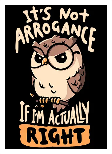 Actually Right Owl