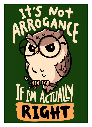 Actually Right Owl