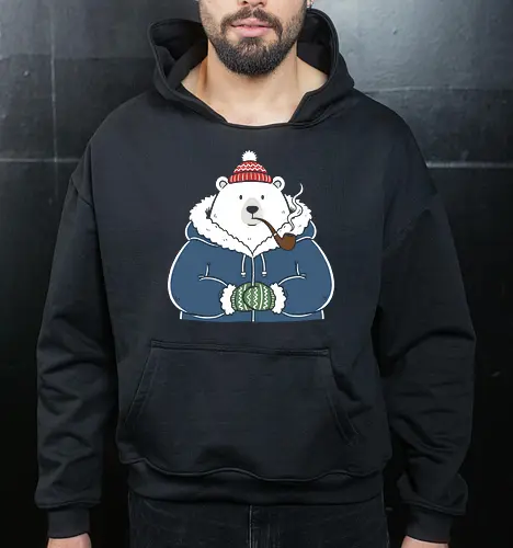 Polar Bear's Winter Smoke