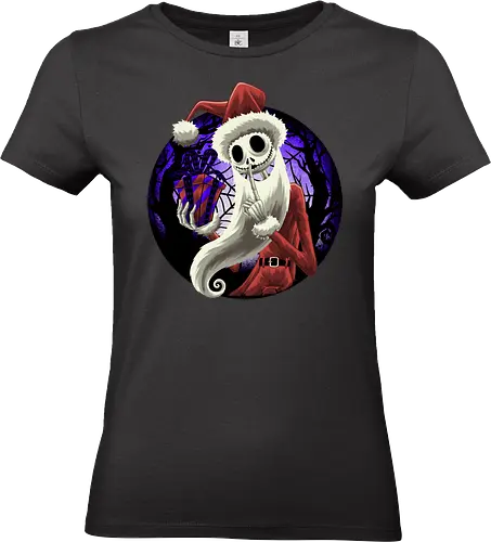 Nightmare Santa - The Nightmare Before Christmas, Jack Skellington, Santa - Standard T-Shirt (Frauen)