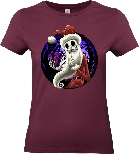 Nightmare Santa - The Nightmare Before Christmas, Jack Skellington, Santa - Standard T-Shirt (Frauen)