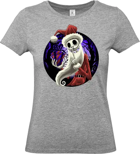 Nightmare Santa - The Nightmare Before Christmas, Jack Skellington, Santa - Standard T-Shirt (Frauen)