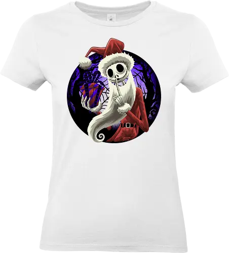 Nightmare Santa - The Nightmare Before Christmas, Jack Skellington, Santa - Standard T-Shirt (Frauen)