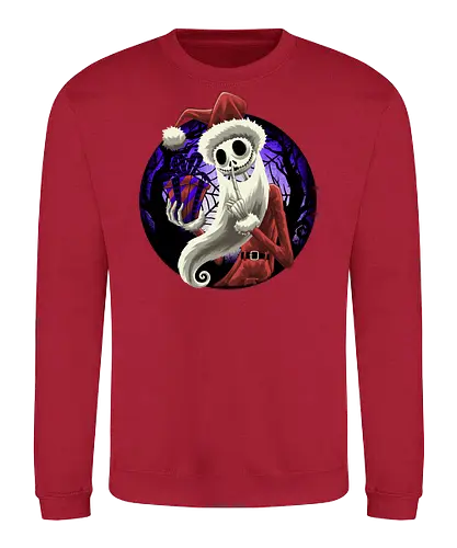 Nightmare Santa - The Nightmare Before Christmas, Jack Skellington, Santa - Sweatshirt