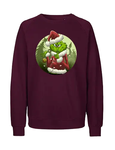 Christmas Stealer - The Grinch, Christmas - Fairtrade Sweatshirt