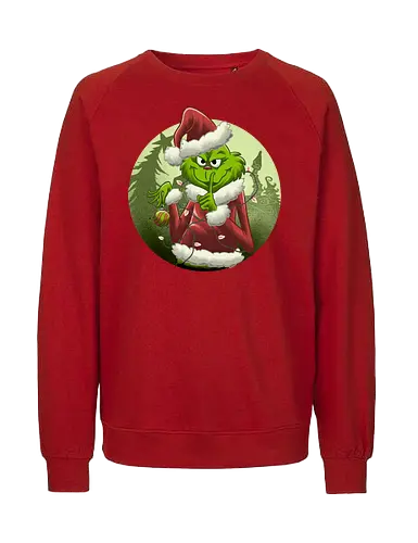 Christmas Stealer - The Grinch, Christmas - Fairtrade Sweatshirt