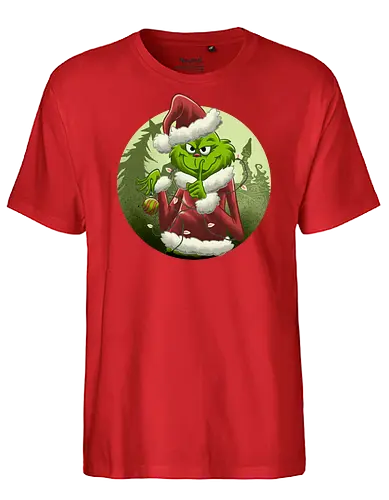 Christmas Stealer - The Grinch, Christmas - Fairtrade T-Shirt
