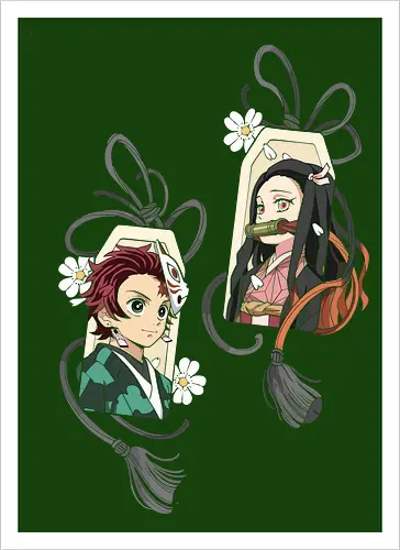 Kamado Siblings Omamori Charms