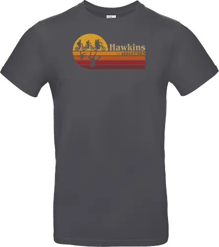 Hawkins vintage - vintage, retro, series, hawkins, Strange, 80s, 90s - Standard T-Shirt