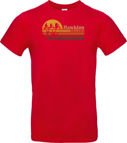 Hawkins vintage - vintage, retro, series, hawkins, Strange, 80s, 90s - Standard T-Shirt