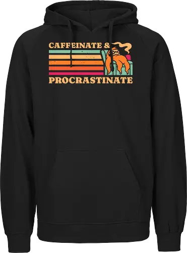 Caffeinate & Procrastinate Retro Sloth 
