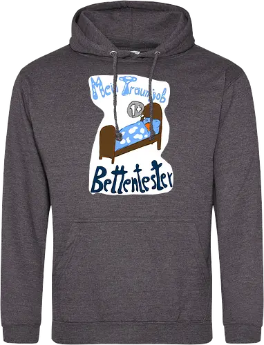 Traumjob Bettentester, mit weißem Hintergrund