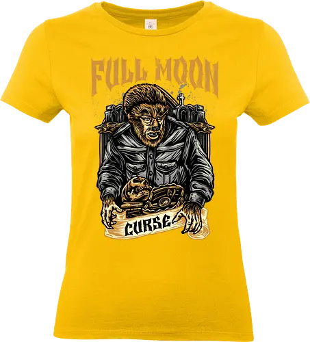 Full Moon Curse - Movie, film, novel, horror, monster, creature, characters, werewolf - Standard T-Shirt (Frauen)