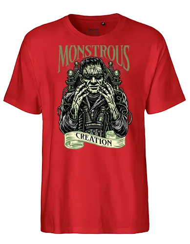 Monstrous Creation - Movie, film, novel, horror, monster, creature, characters, monsters - Fairtrade T-Shirt