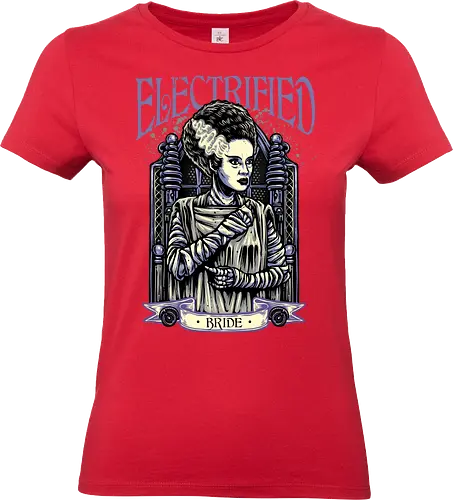 Electrified Bride - Movie, film, novel, horror, monster, creature, characters, bride - Standard T-Shirt (Frauen)