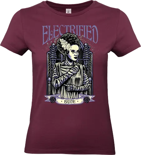 Electrified Bride - Movie, film, novel, horror, monster, creature, characters, bride - Standard T-Shirt (Frauen)