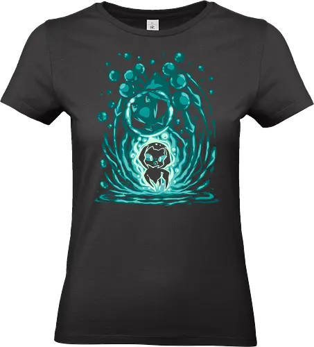 The Water Spider Within - water, spider, game, video game, silhouette, gaming, monster, Wasser, Spinne, Spiel, Videospiel - Standard T-Shirt (Frauen)