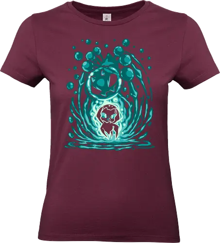 The Water Spider Within - water, spider, game, video game, silhouette, gaming, monster, Wasser, Spinne, Spiel, Videospiel - Standard T-Shirt (Frauen)