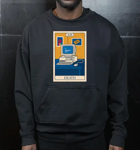 Retro Tech Tarot - Death Card