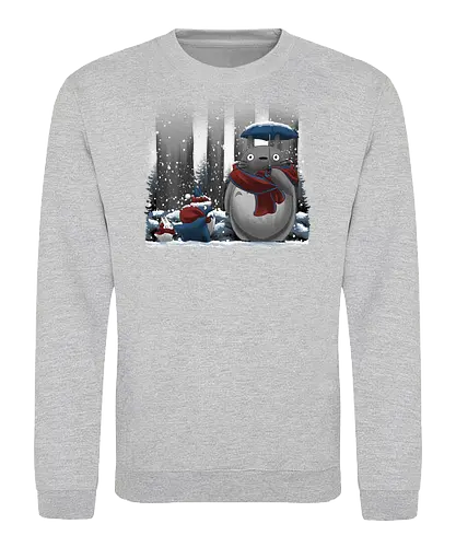 Neighbor In Snow - Anime, famous anime, Winter, Christmas, Snow - Sweatshirt