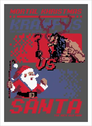 Christmas Fight - Pixel Santa vs Krampus