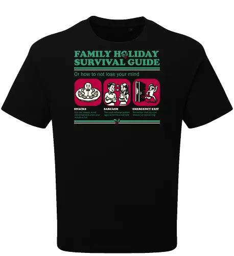 Family Holiday Survival Guide - Ironic Sarcasm Gift