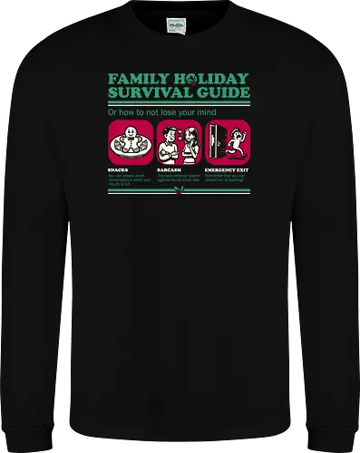 Family Holiday Survival Guide - Ironic Sarcasm Gift