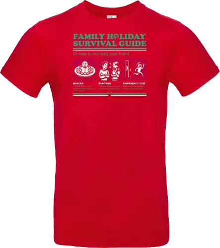 Family Holiday Survival Guide - Ironic Sarcasm Gift