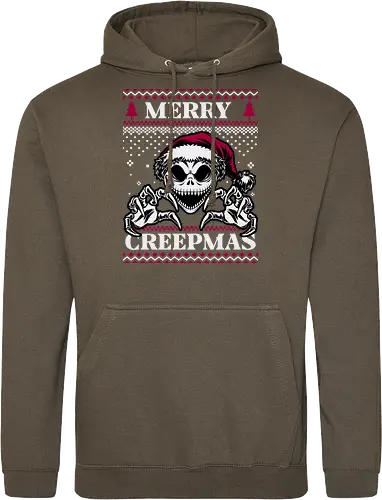 Ugly Sweater Creepy Christmas Skeleton 