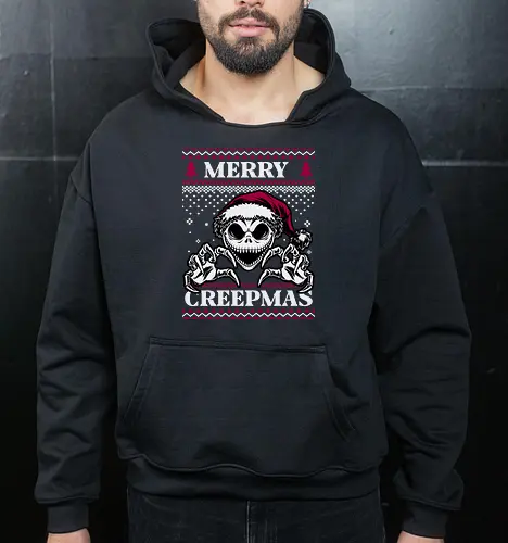 Ugly Sweater Creepy Christmas Skeleton 