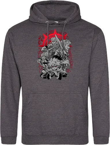cleaner squad  - anime, manga, gachiakuta, art, cool, cleaner, hiphop, punk, japanese, japan art - Standard Hoodie