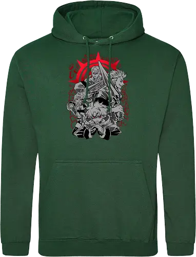 cleaner squad  - anime, manga, gachiakuta, art, cool, cleaner, hiphop, punk, japanese, japan art - Standard Hoodie