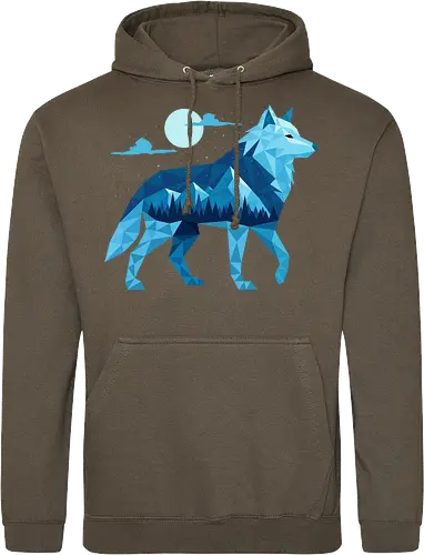 Geometric Arctic Wolf