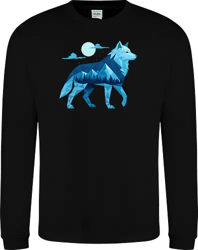 Geometric Arctic Wolf