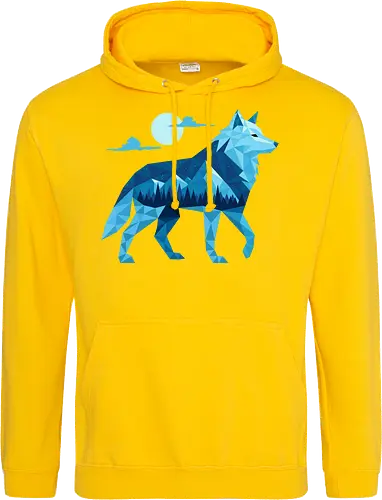 Geometric Arctic Wolf